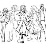 coloriage Fairy Tail gratuit
