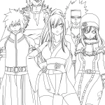 coloriage Fairy Tail a dessiner et imprimer