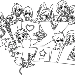 coloriage Fairy Tail gratuit a imprimer