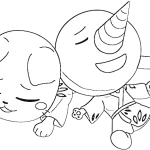 coloriage Fairy Tail et decoupage a imprimer gratuit