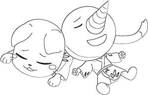 coloriage Fairy Tail et decoupage a imprimer gratuit