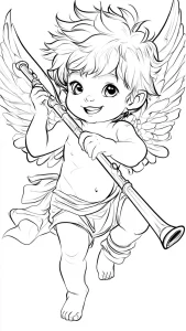 a imprimer coloriage Flute gratuit