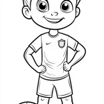 coloriage Foot gratuit à imprimer