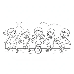 coloriage Foot pour primaire