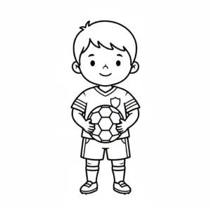 coloriage Foot à imprimer pour enfants