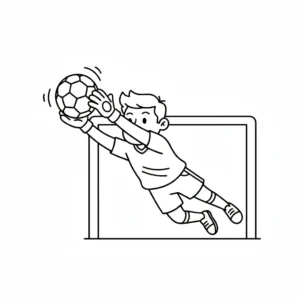 coloriage Foot à imprimer pour enfant de 7 ans