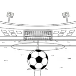 coloriage Foot educatif pour enfant