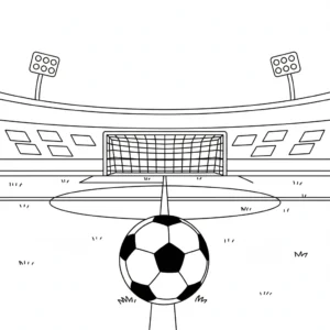coloriage Foot educatif pour enfant