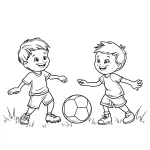 coloriage Foot a imprimer gratuit