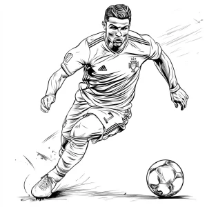 télécharger coloriage Foot gratuit