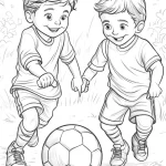 imprimer coloriage Foot