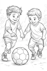 imprimer coloriage Foot