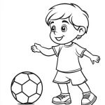 coloriage Foot gratuit a imprimer