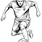 coloriage Foot gratuit à imprimer