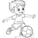 télécharger coloriage Foot gratuit