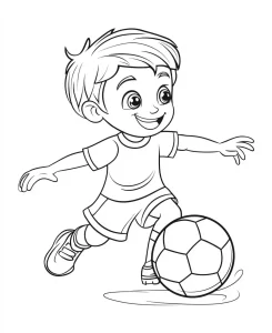 télécharger coloriage Foot gratuit
