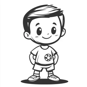 coloriage Foot gratuit à imprimer