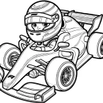 coloriage Formule 1 à imprimer pdf