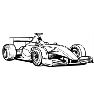 coloriage Formule 1 gratuit a imprimer