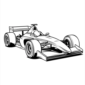 a imprimer coloriage Formule 1 gratuit