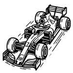 coloriage Formule 1 gratuit a imprimer