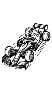 coloriage Formule 1 gratuit a imprimer