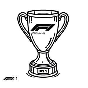 image de coloriage Formule 1 pour enfant