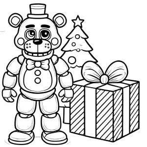 coloriage Freddy pour enfant
