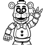 coloriage Freddy a dessiner en ligne