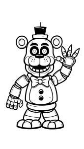 coloriage Freddy a dessiner en ligne