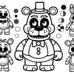 coloriage Freddy a imprimer gratuit