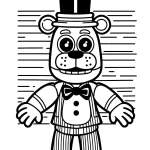 imprimer coloriage Freddy