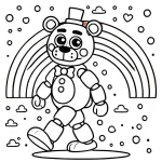 coloriage Freddy à imprimer gratuitement pdf