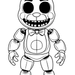 coloriage Freddy pour enfants à télécharger
