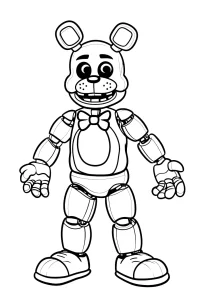 coloriage Freddy a colorier en ligne