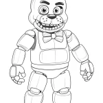 coloriage Freddy à imprimer pdf gratuit