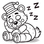 coloriage Freddy a dessiner et imprimer