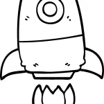 coloriage Fusée et decoupage a imprimer gratuit