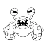 coloriage Garten of Banban pour enfant gratuit