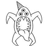 coloriage Garten of Banban en ligne pour enfant