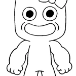 coloriage Garten of Banban à imprimer kawaii