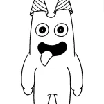 coloriage Garten of Banban pour enfants a imprimer gratuit
