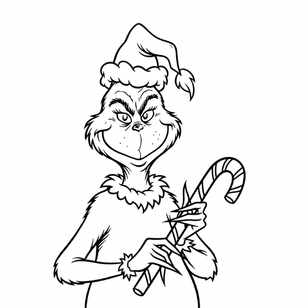 Tranh tô màu Grinch