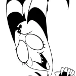 coloriage Hazbin Hotel gratuit pour enfants