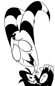 coloriage Hazbin Hotel gratuit pour enfants