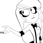 coloriage Hazbin Hotel pour enfants a imprimer gratuit
