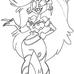 coloriage Hazbin Hotel d