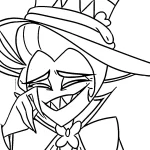 coloriage Hazbin Hotel de pour enfants