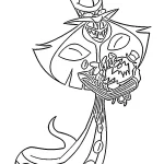 coloriage Hazbin Hotel et dessin a imprimer