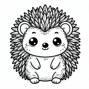 coloriage Hérisson a dessiner en ligne